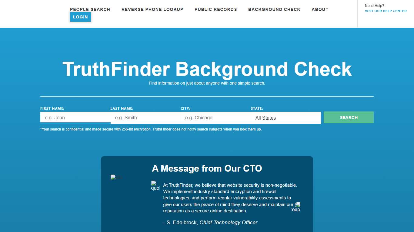 People Search Background Check - Public Background Check | TruthFinder